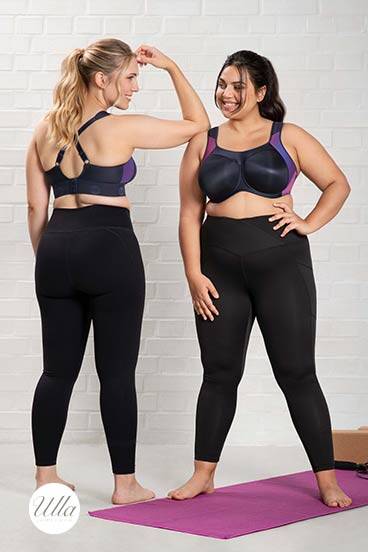 Sport-BH Sydney von Ulla Curvy-Models in Sportkleidung