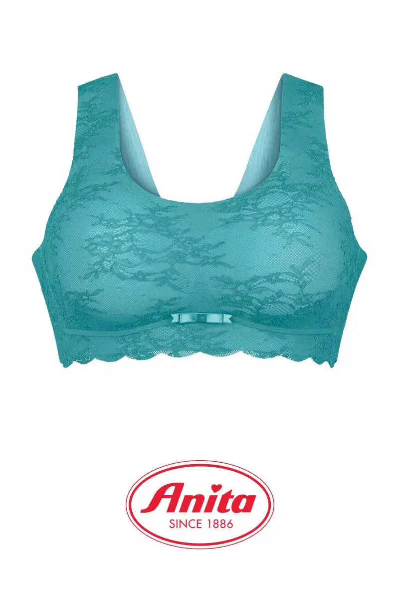 Esssential Lace Bralette in Türkis von Anita