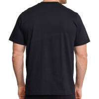 Schiesser American T-Shirt Rundhals - 008150 - 2er Pack (S  Schwarz)