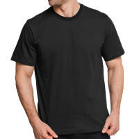 Schiesser American T-Shirt Rundhals - 008150 - 2er Pack (XXL  Schwarz)