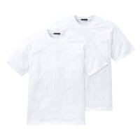 Schiesser American T-Shirt Rundhals - 008150 - 2er Pack (M  Weiß)