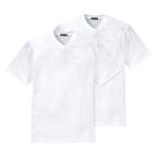 Schiesser American T-Shirt V-Ausschnitt - 008151 - 2er Pack (S  Weiß)