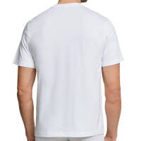 Schiesser American T-Shirt V-Ausschnitt - 008151 - 2er Pack (XXL  Weiß)