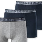 Schiesser - Teens Boys - 95/5 Organic Cotton - Shorts / Pants - 3er Pack (164  Grau/Blau)