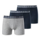 Schiesser - Teens Boys - 95/5 Organic Cotton - Shorts / Pants - 3er Pack (176  Grau/Blau)