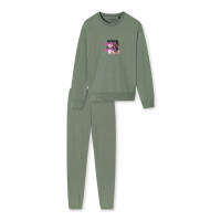 Schiesser - Teens Girls - Tomorrows World Organic Cotton - Schlafanzug Langarm (152  Khaki)