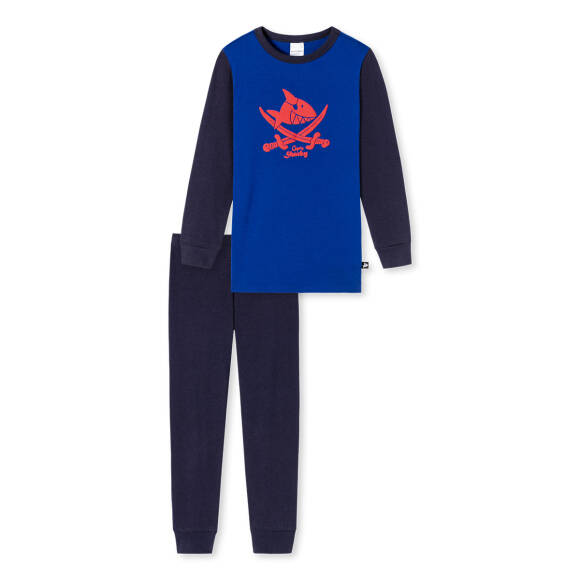 Schiesser - Kids Boys - Capt´n Sharky Organic Cotton - Schlafanzug Langarm (98  Royal)