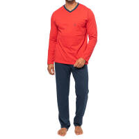 Ammann - Organic Cotton - Schlafanzug Langarm (106  Rot)