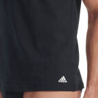 Adidas - Active Core Cotton - Unterhemd / Shirt Kurzarm - 3er Pack (M  Schwarz)