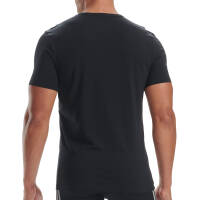 Adidas - Active Core Cotton - Unterhemd / Shirt Kurzarm - 3er Pack (XXL  Schwarz)