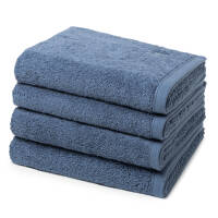 ROSS - Vita - 4 X Handtuch - im Set (50 X 100cm  Denim)