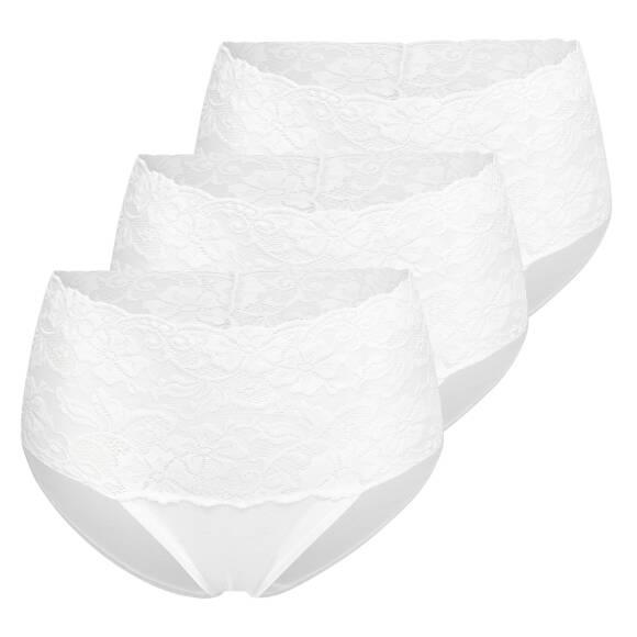 Nina von C. - Fine Cotton - Taillen Slip 3er Spar-Pack (50  Weiß)