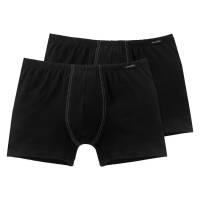 Schiesser Cotton Essential Shorts - 205222 - 2er Pack (5  Schwarz)