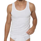 AMMANN - Cotton & More - Sportjacke Unterhemd (6  Weiß)