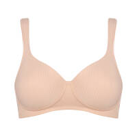 Triumph - Modern Soft + Cotton P -  Schalen BH ohne Bügel (85 D Neutral Beige)