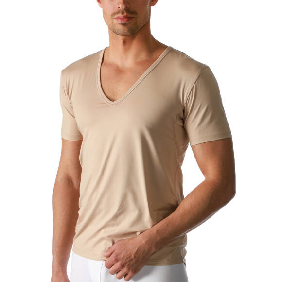 Mey - Dry Cotton 460 - T-Shirt mit V-Ausschnitt (14  Light skin)