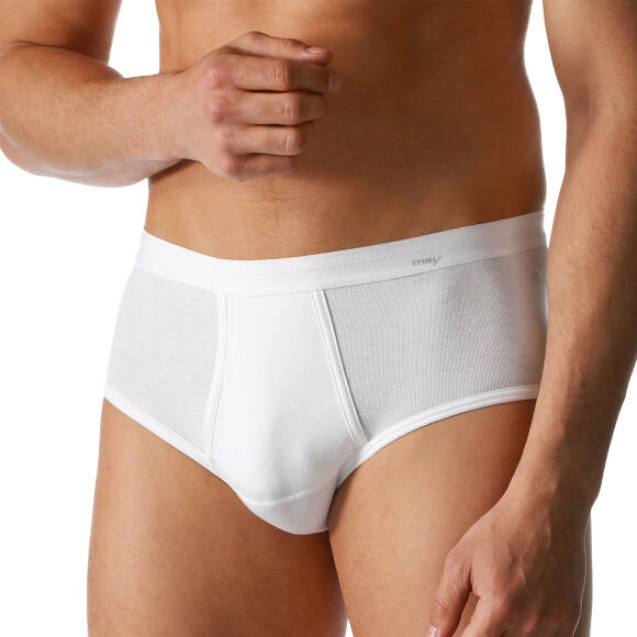 Mey - Noblesse - Sport-Slip - Unterhose mit Eingriff (6  Weiß)