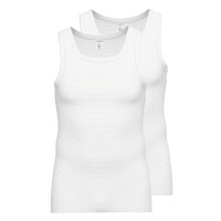 AMMANN - Cotton & More - Sportjacke Unterhemd - 2er Pack (5  Weiß)