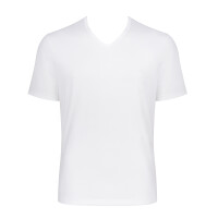 Sloggi men - GO - T-Shirt mit V-Ausschnitt - Regular Fit (S  Weiß)