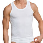Schiesser Cotton Essentials Authentic Unterhemd -103401 - 2er Pack (6  Weiß)