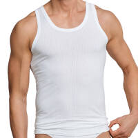 Schiesser Cotton Essentials Authentic Unterhemd -103401 - 2er Pack (7  Weiß)
