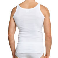 Schiesser Cotton Essentials Feinripp Unterhemd - 205144 - 2er Pack (5  Weiß)