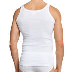 Schiesser Cotton Essentials Feinripp Unterhemd - 205144 - 2er Pack (7  Weiß)