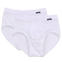 AMMANN - Organic Cotton - Feinripp - Slip mit Eingriff -...
