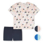 Schiesser - Nightwear Cotton - Kinder - Atmungsaktiv - Schlafanzug - Bündchen - Design