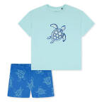 Schiesser - Nightwear Cotton - Kinder - Atmungsaktiv - Schlafanzug - Bündchen - Design