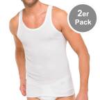 Schiesser Cotton Essentials Feinripp Unterhemd - 205144 - 2er Pack