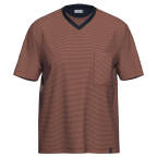 Ammann - Organic Cotton - Mix & Match - Schlafanzug-Shirt mit V-Ausschnitt kurzarm