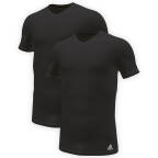 Adidas - Active Flex Cotton 3 Stripes - Unterhemd / Shirt Kurzarm - 2er Pack