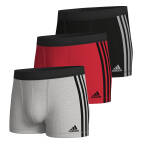 adidas Sportswear - Active Flex Cotton 3 Stripes - Retro Short / Pant - 3er Pack